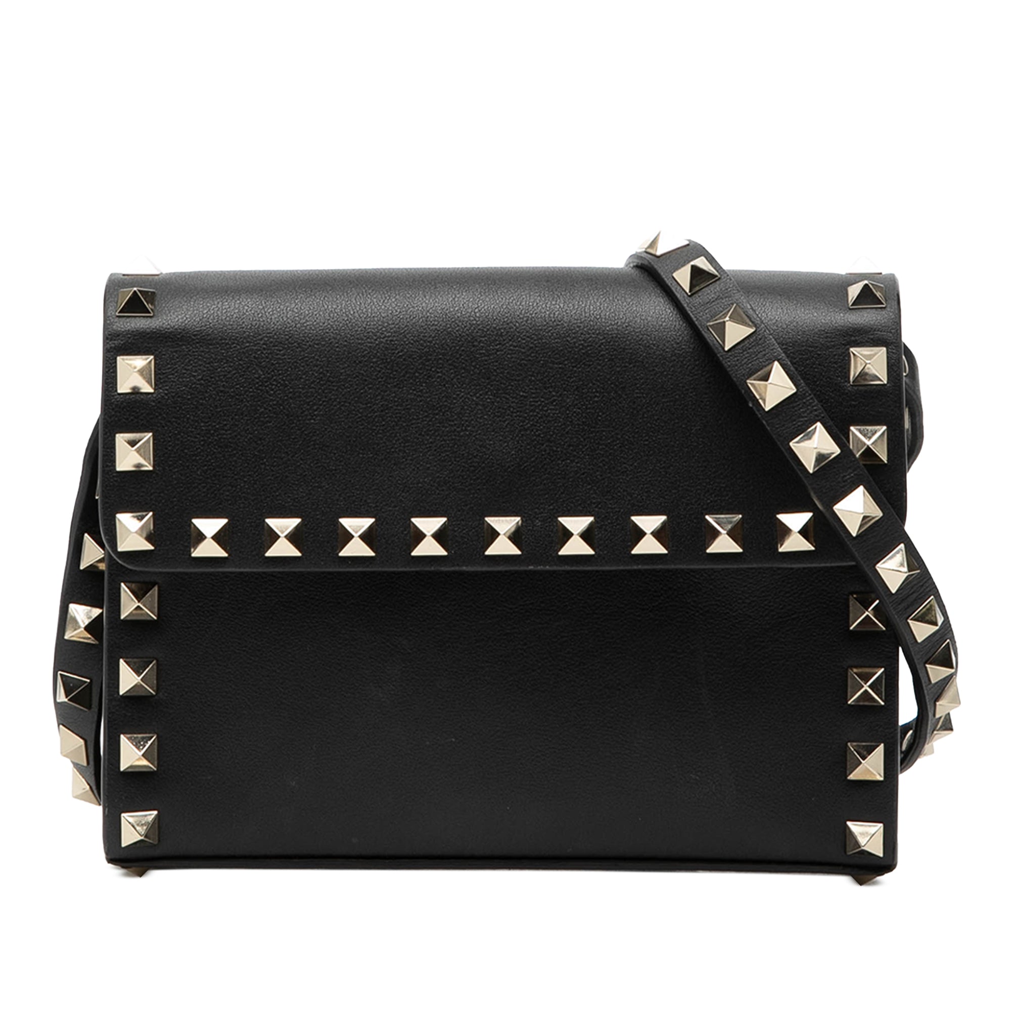 Mini Leather Rockstud Crossbody