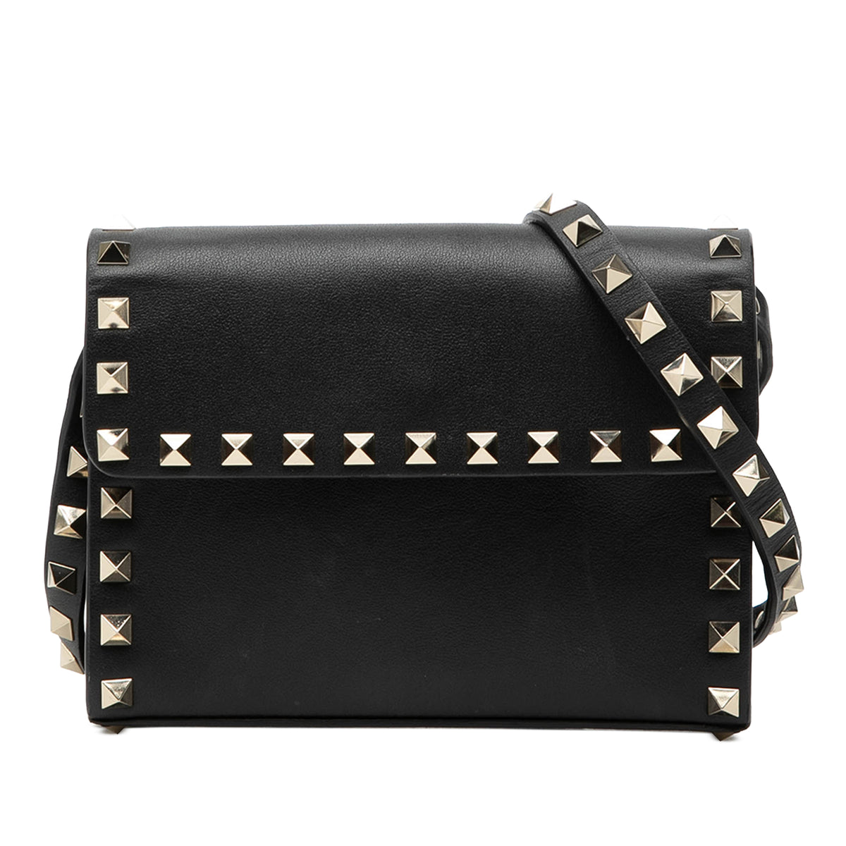 Mini Leather Rockstud Crossbody