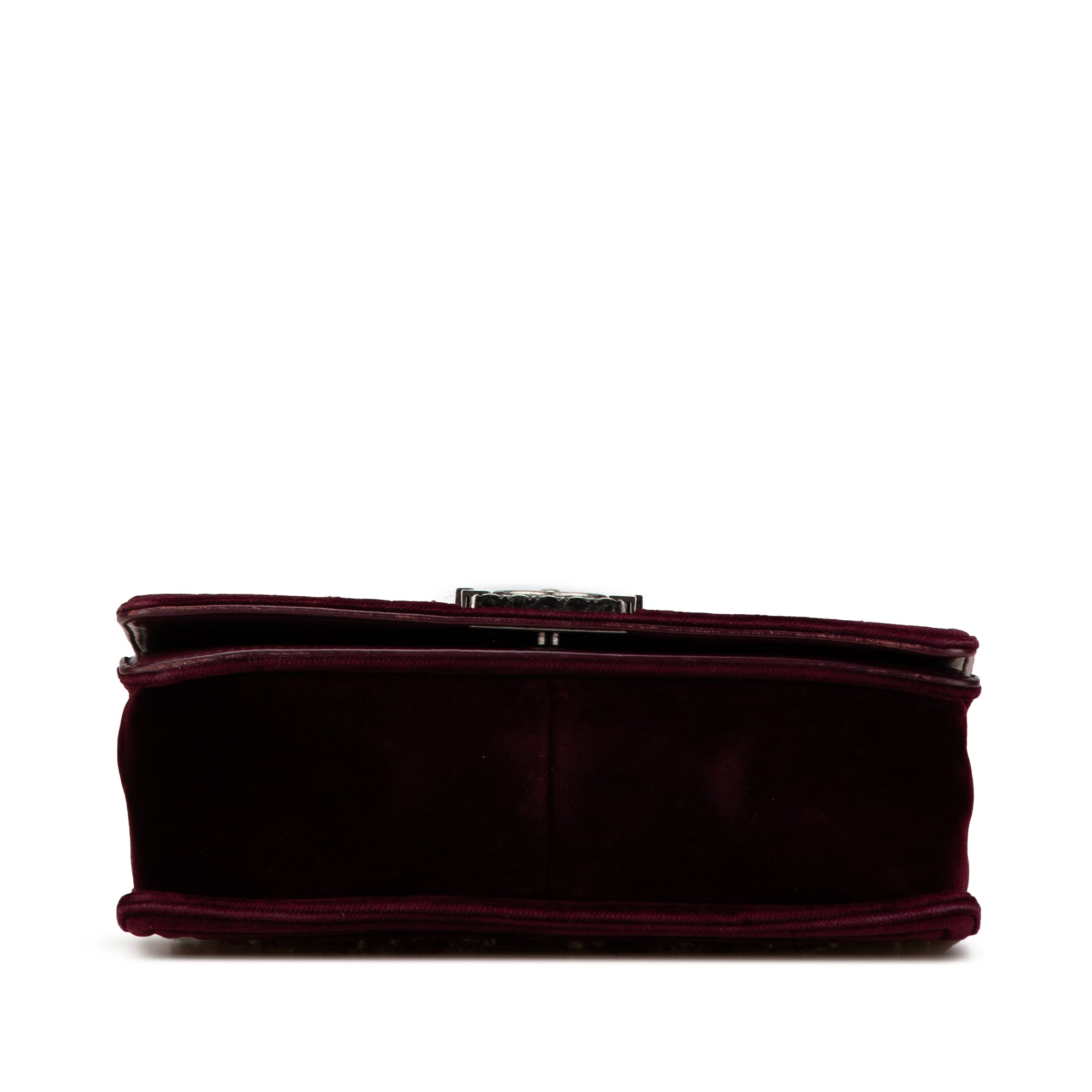Old Medium Velvet and Tweed Boy Flap