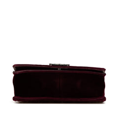 Old Medium Velvet and Tweed Boy Flap