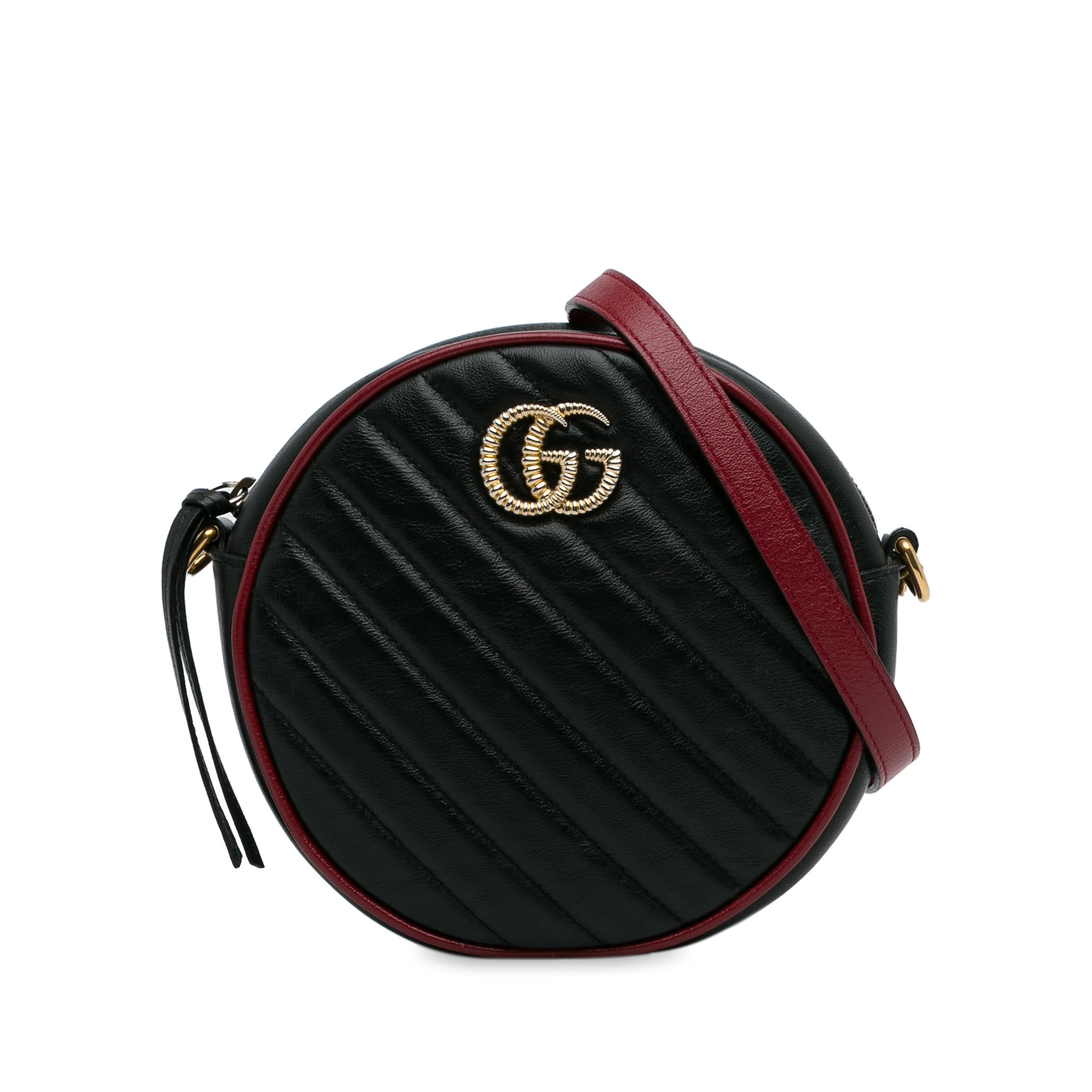 Mini Torchon GG Marmont Round Crossbody Bag_0