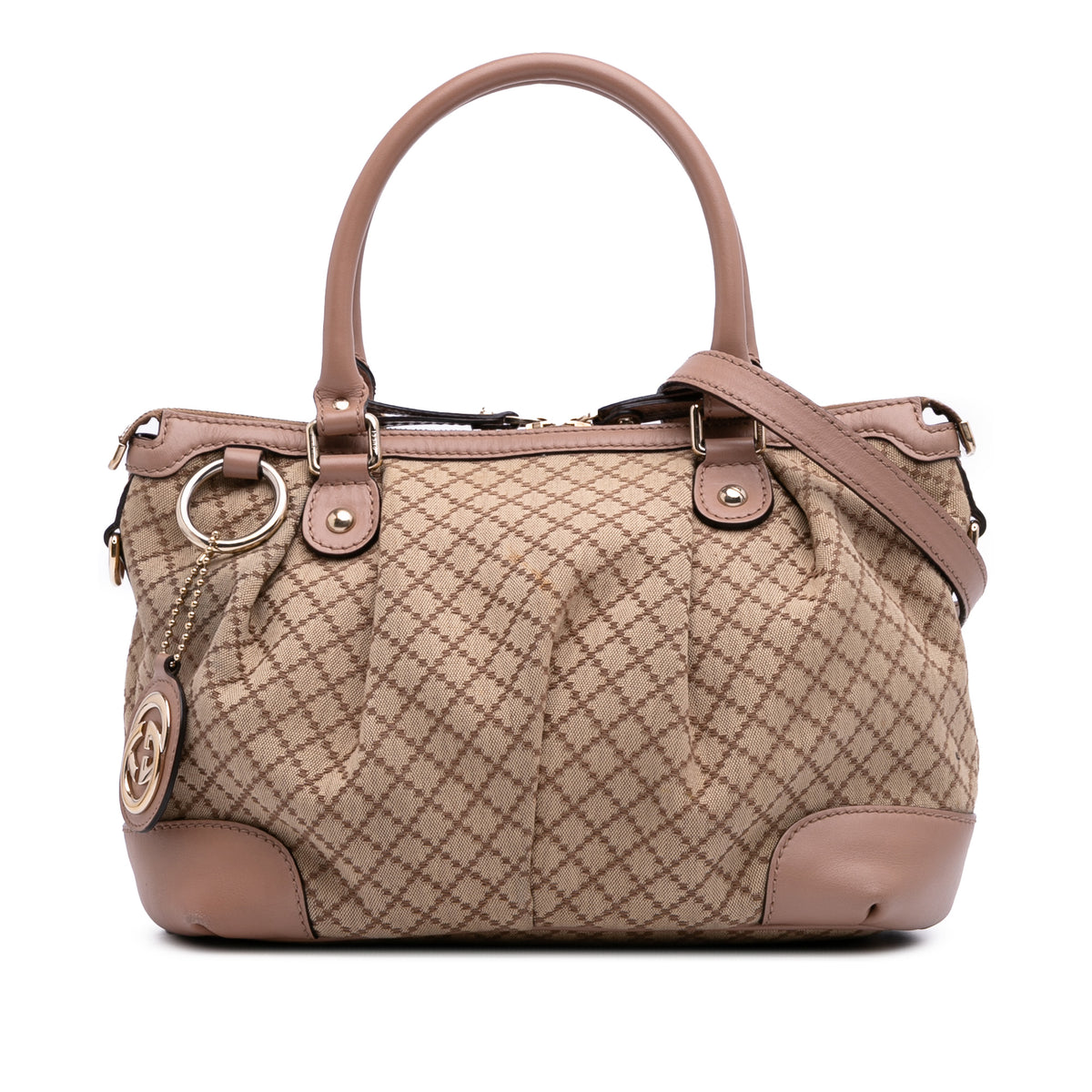 Diamante Canvas Sukey Satchel