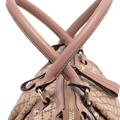 Diamante Canvas Sukey Satchel