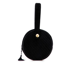 Round Suede Tassel Handbag