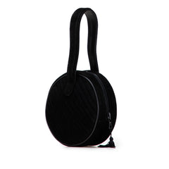 Round Suede Tassel Handbag