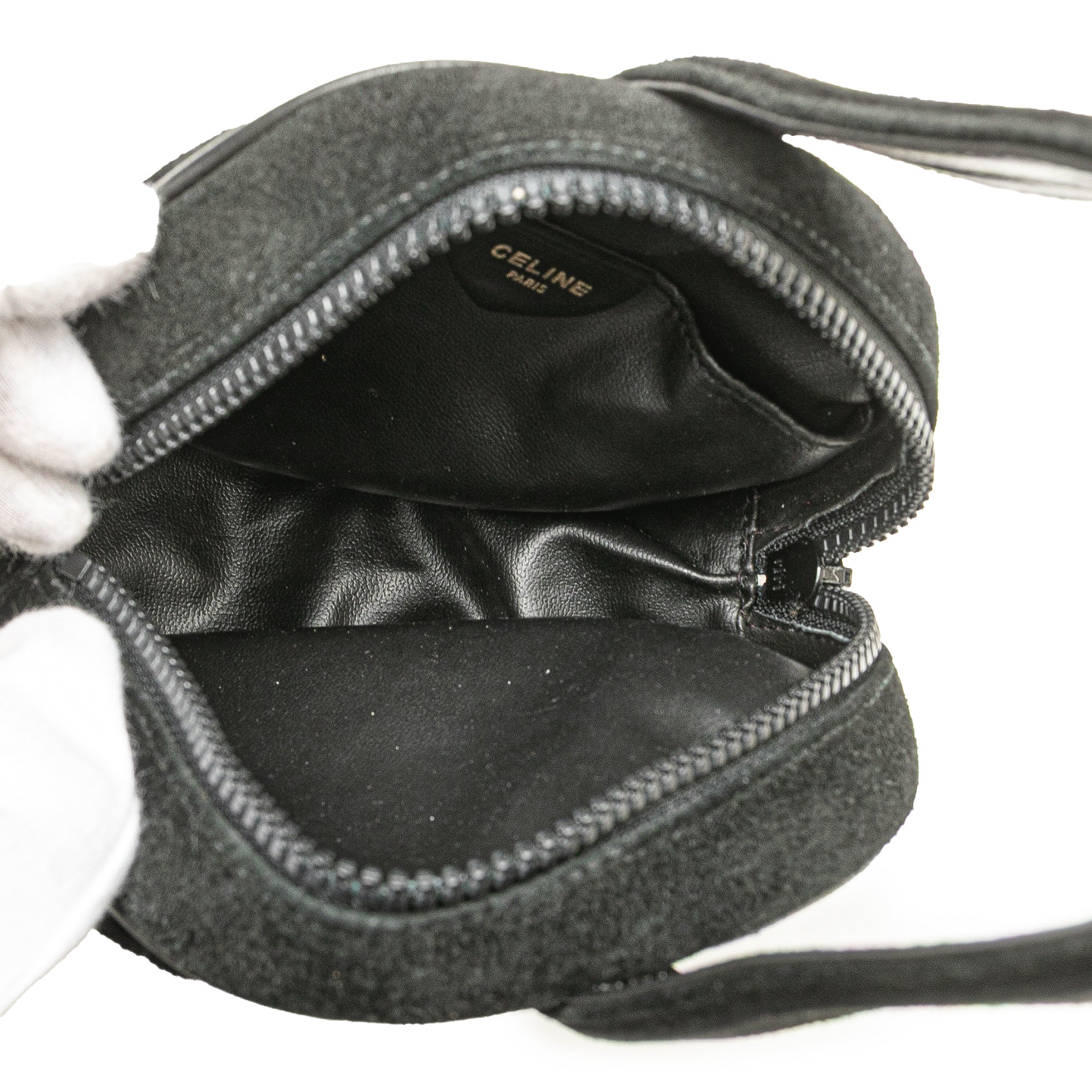 Round Suede Tassel Handbag
