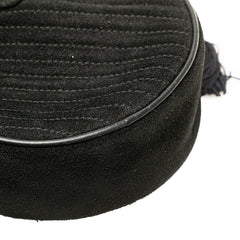 Round Suede Tassel Handbag