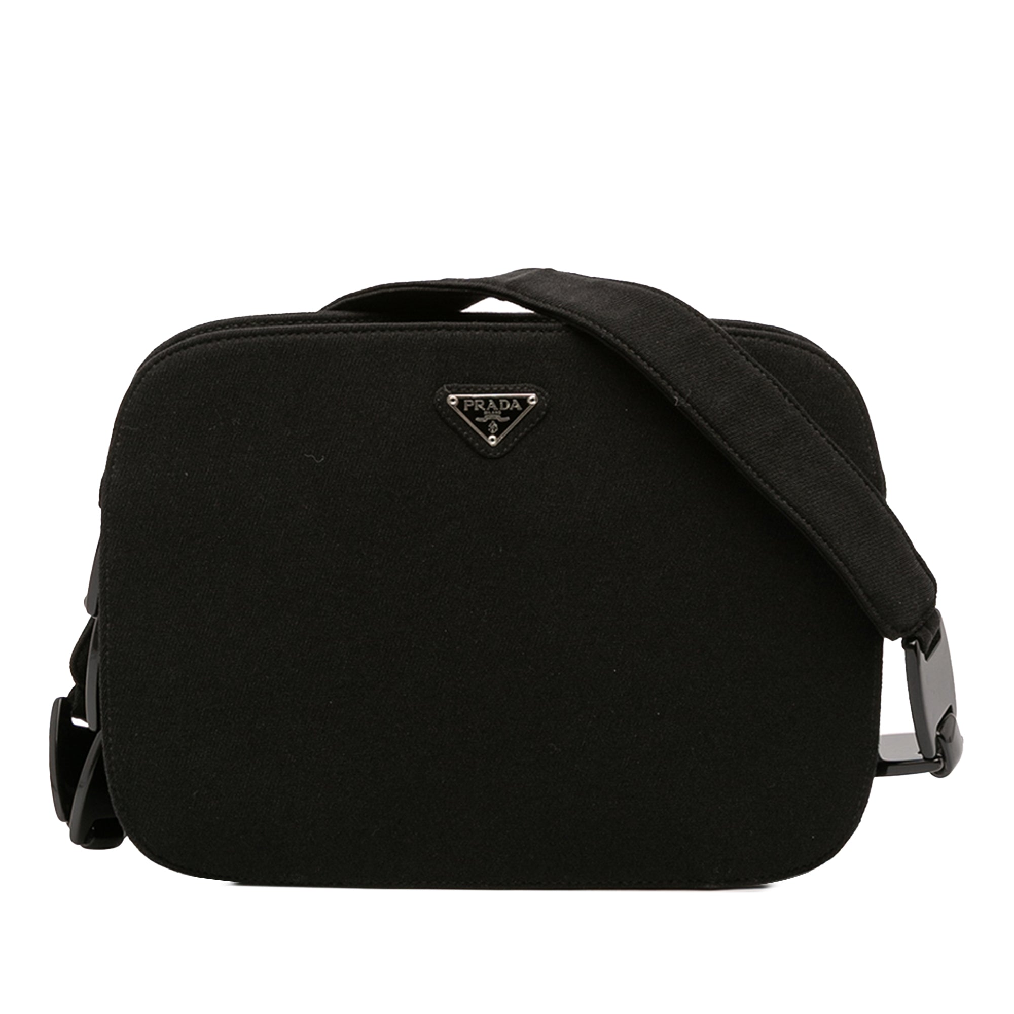 Jersey Resin Chain Shoulder Bag