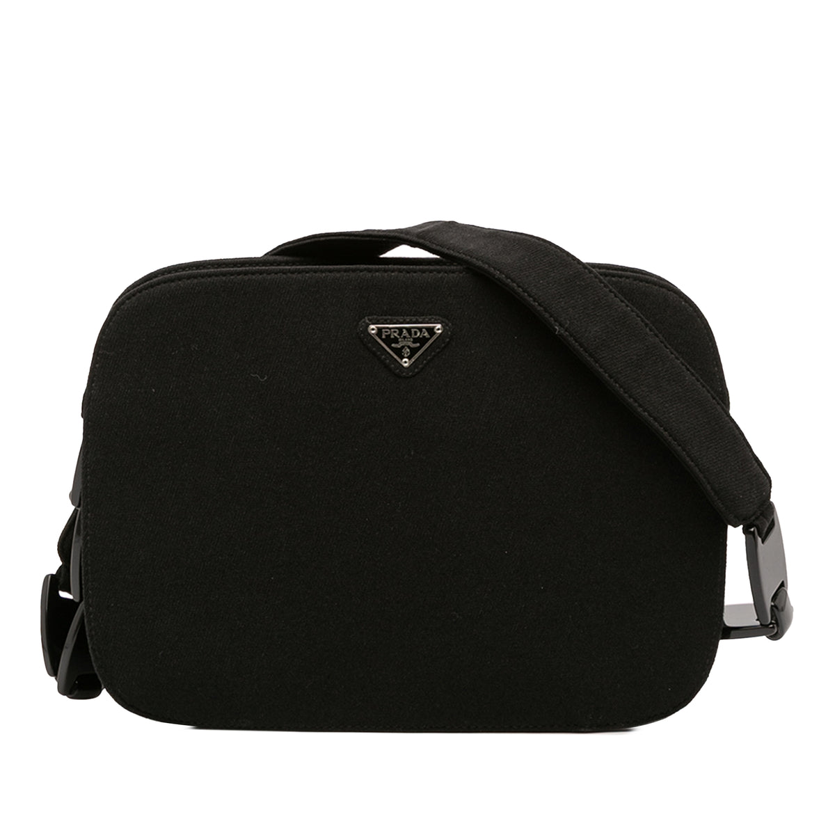 Jersey Resin Chain Shoulder Bag