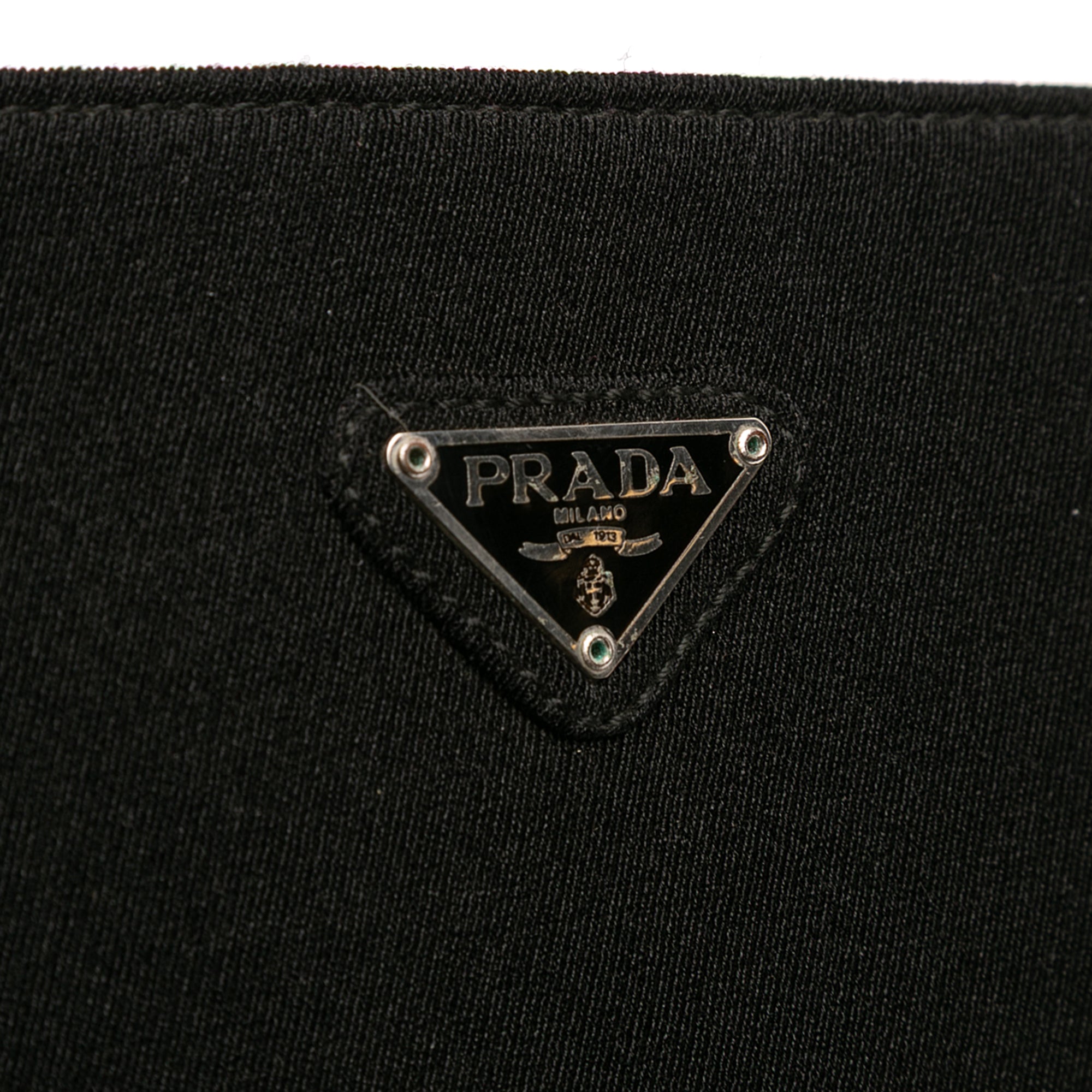 Jersey Resin Chain Shoulder Bag