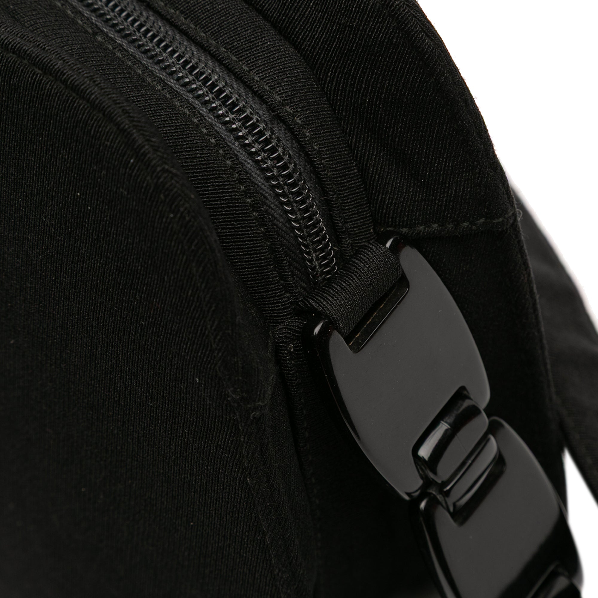 Jersey Resin Chain Shoulder Bag