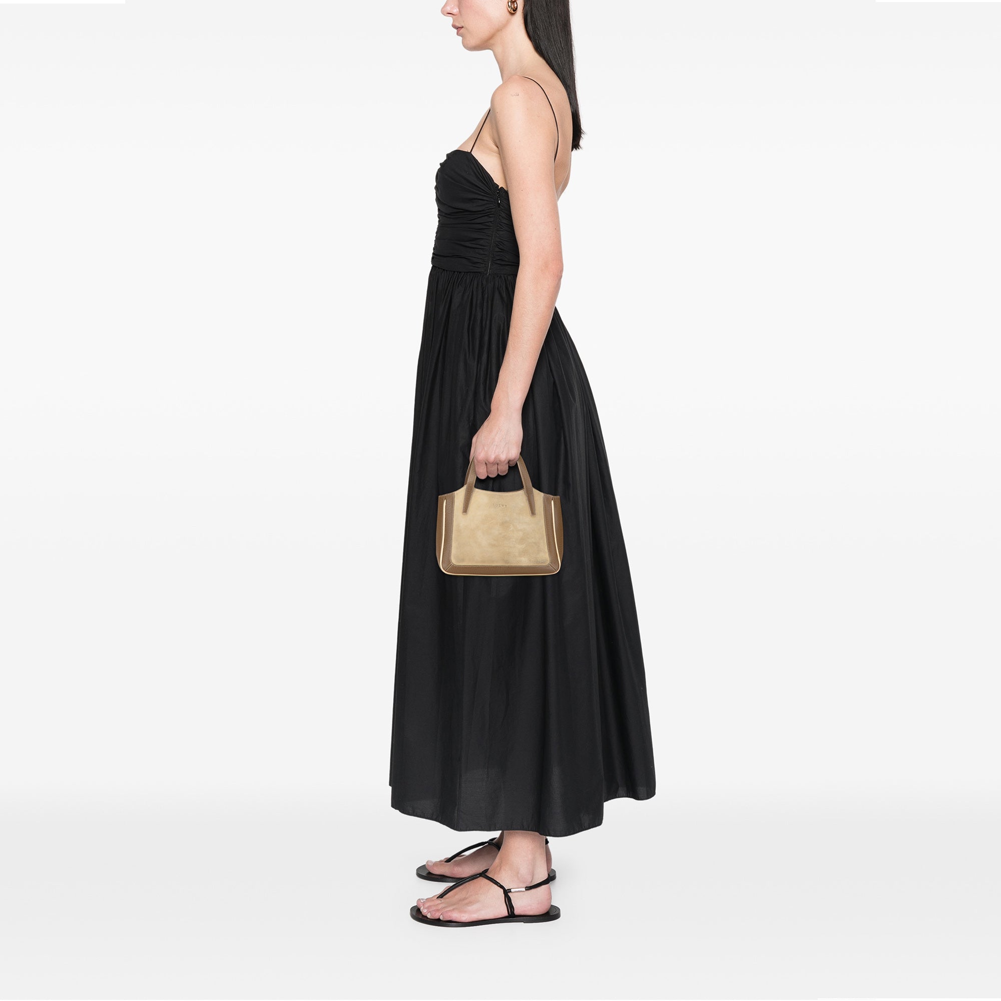 Suede Leather Handbag