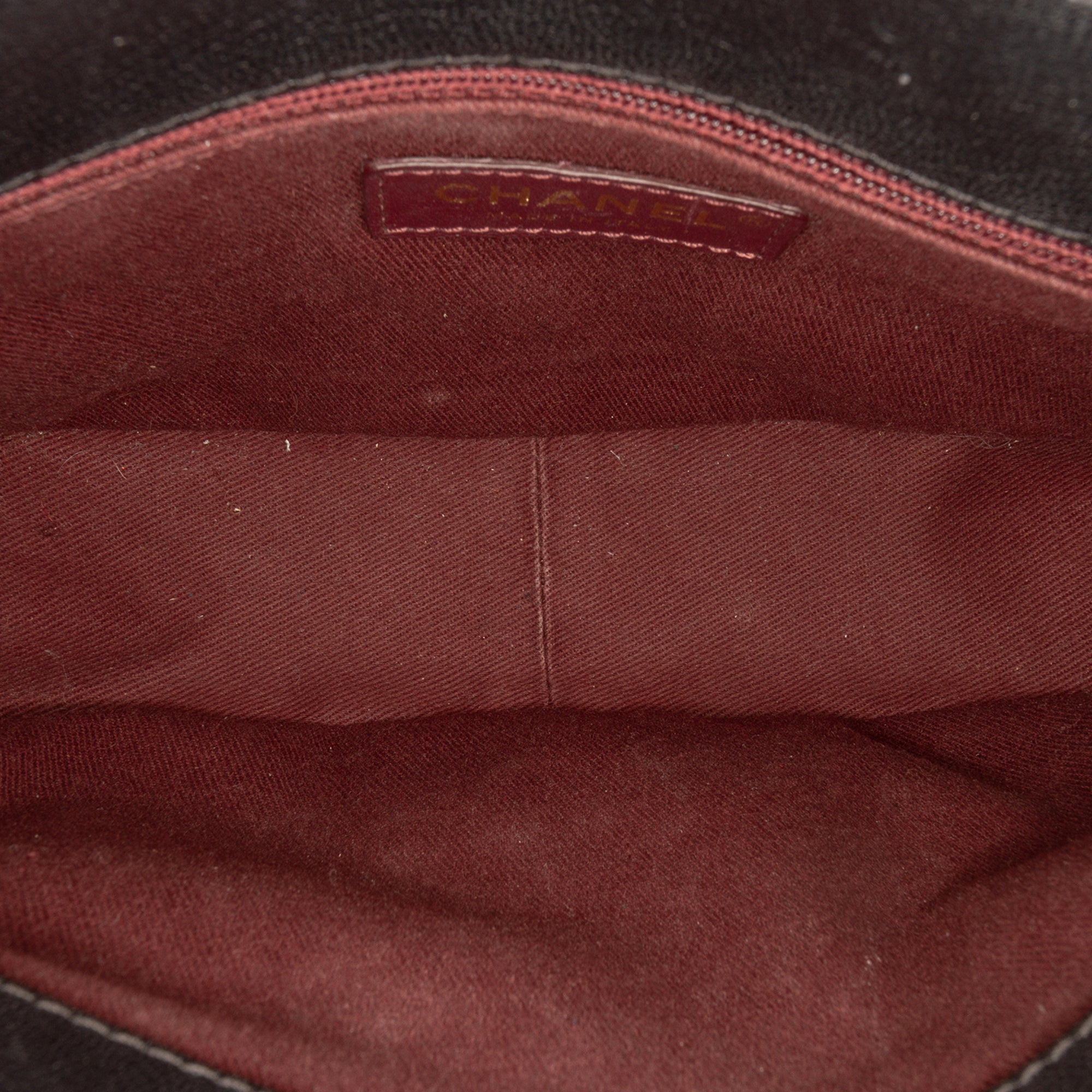 Medium Shiny Calfskin and Quilted Goatskin Coco Curve Flap