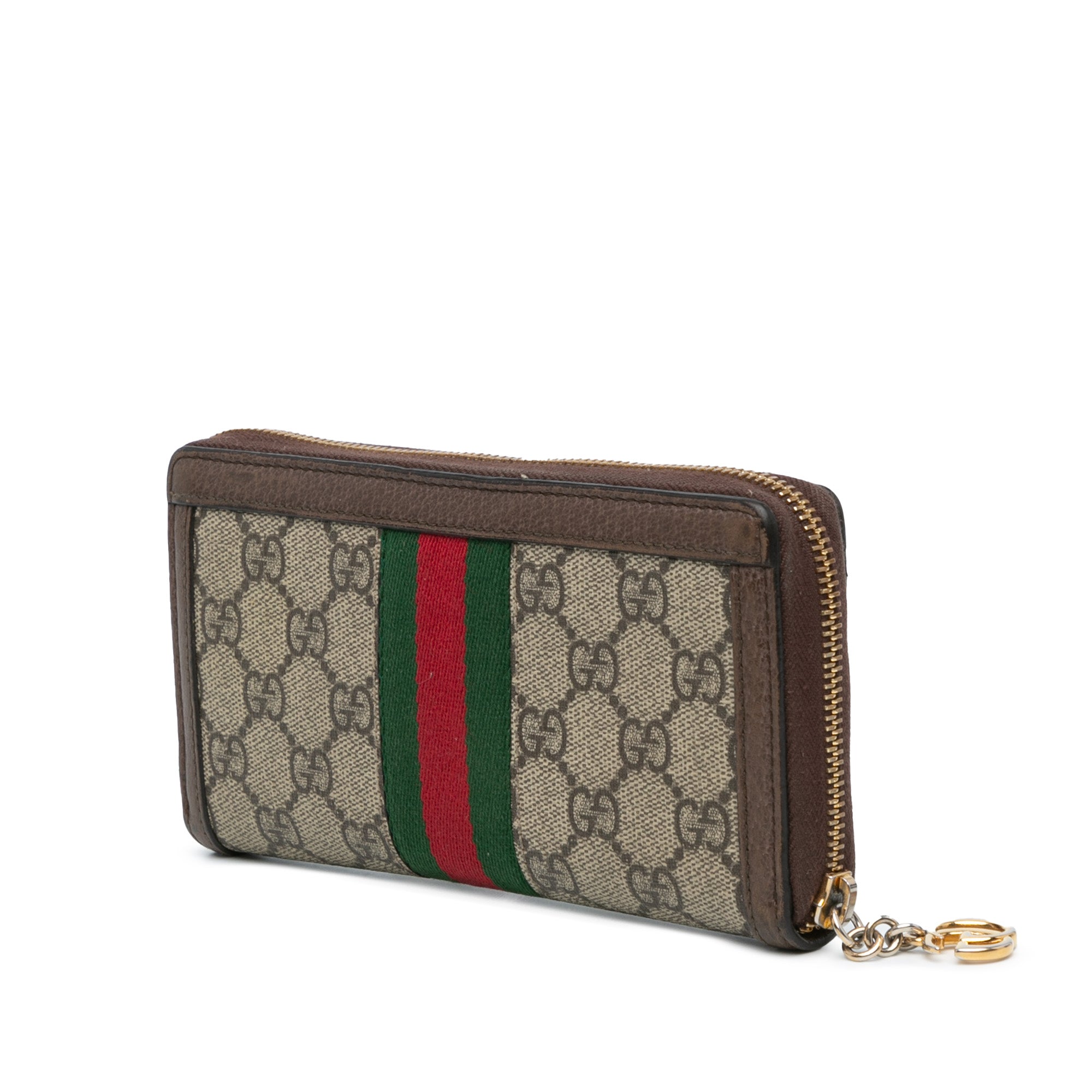 GG Supreme Ophidia Zip Around Wallet