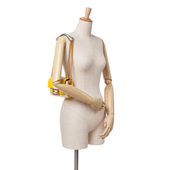 Mini Bicolor Nappa Apolo Chain Baguette Shoulder Bag