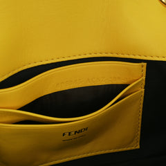 Mini Bicolor Nappa Apolo Chain Baguette Shoulder Bag