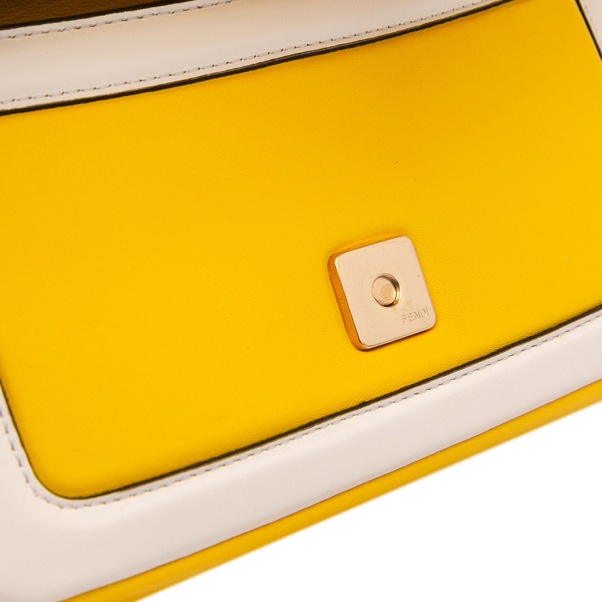 Mini Bicolor Nappa Apolo Chain Baguette Shoulder Bag