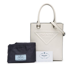 Mini Soft Calf Logo Drill Satchel