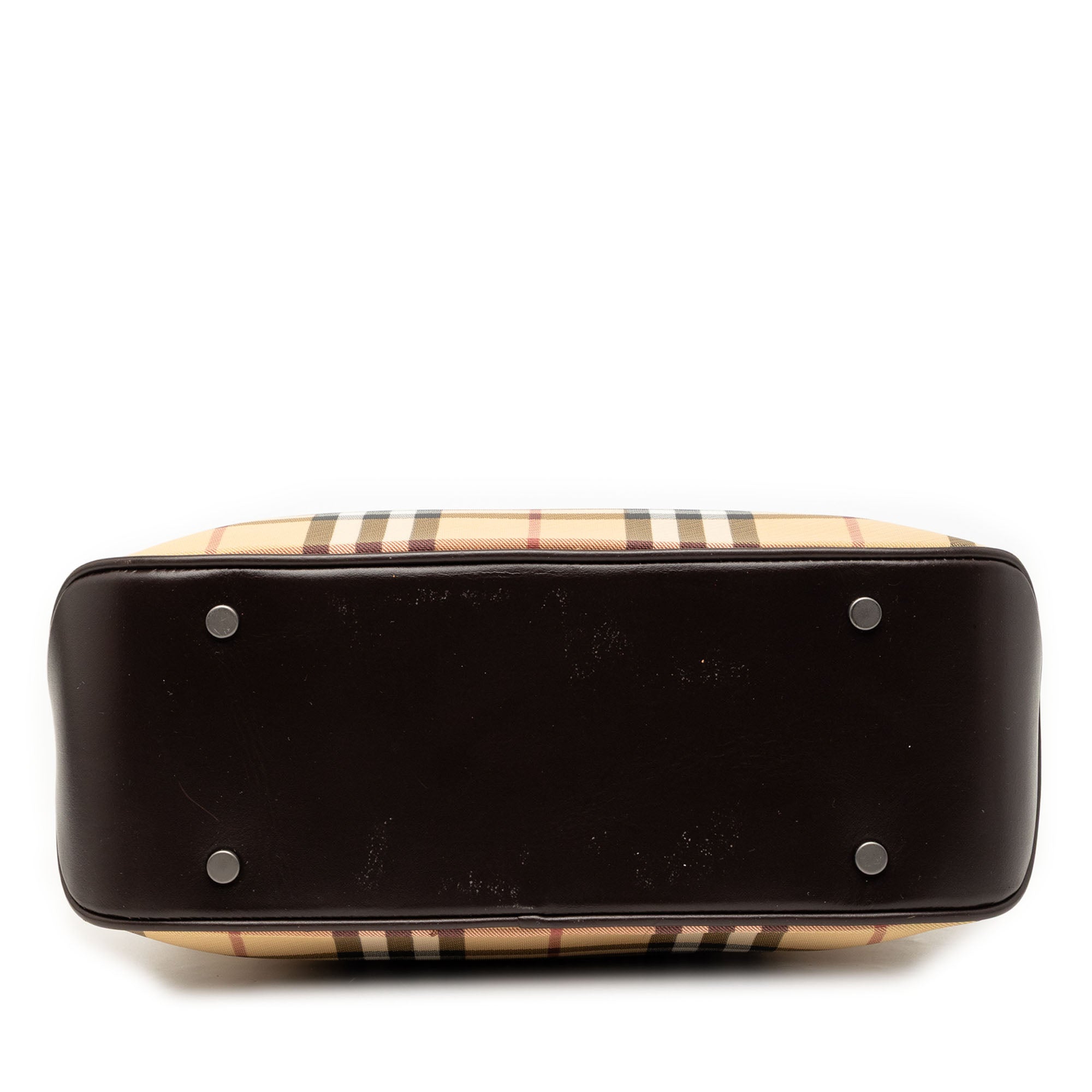 House Check Coated Canvas Tote