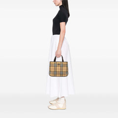 House Check Coated Canvas Tote