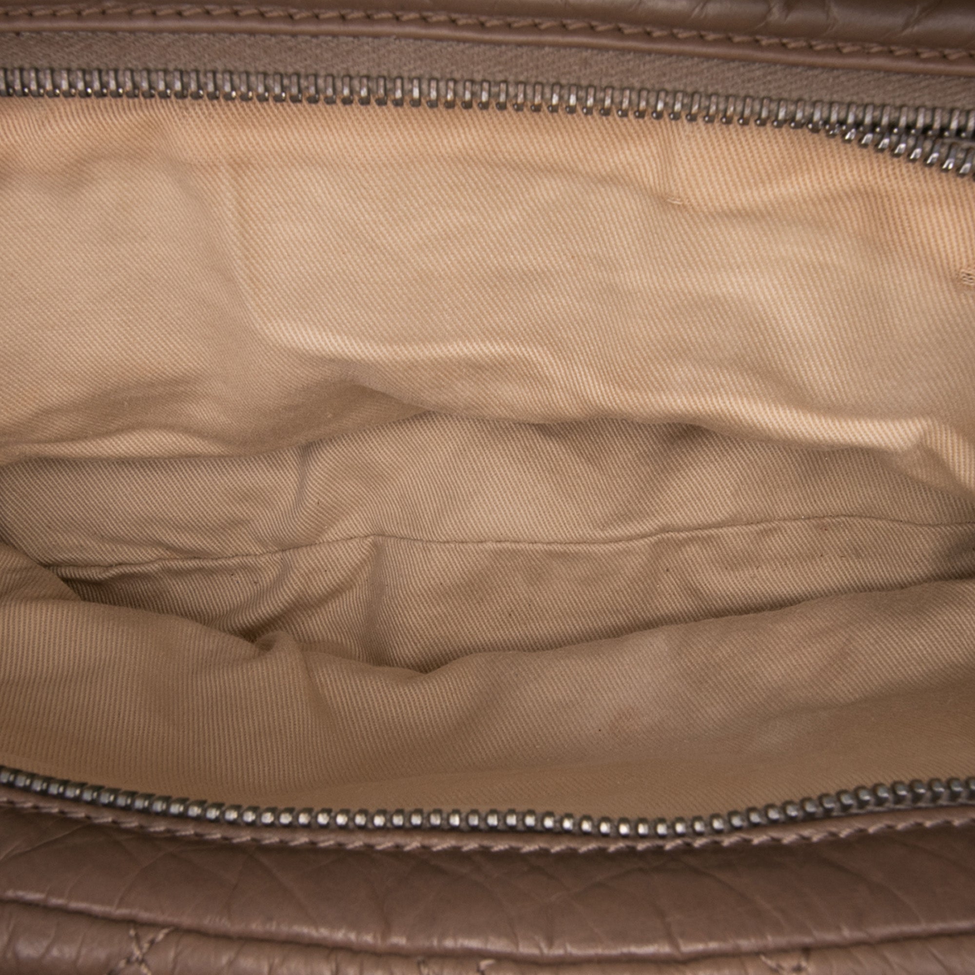 Distressed Lambskin Lady Braid Bowler Bag