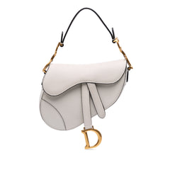 Mini Grained Calfskin Saddle Bag