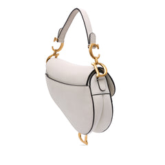 Mini Grained Calfskin Saddle Bag