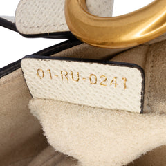 Mini Grained Calfskin Saddle Bag