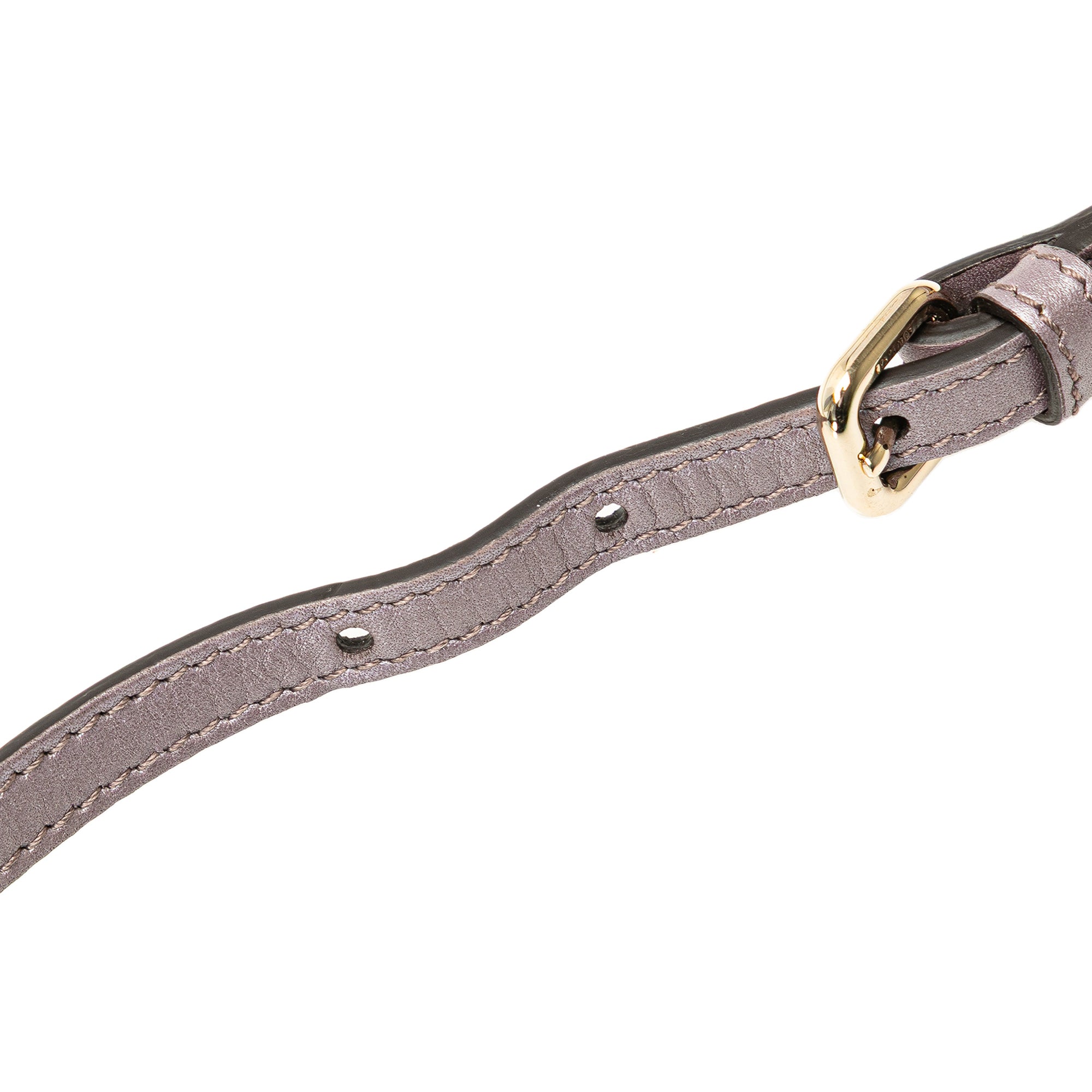 Small Metallic Guccissima Lovely Crossbody