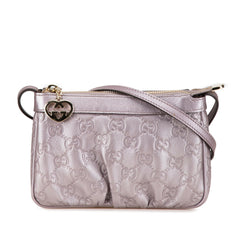 Small Metallic Guccissima Lovely Crossbody