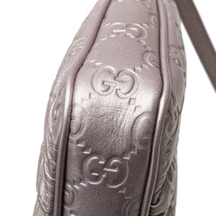 Small Metallic Guccissima Lovely Crossbody
