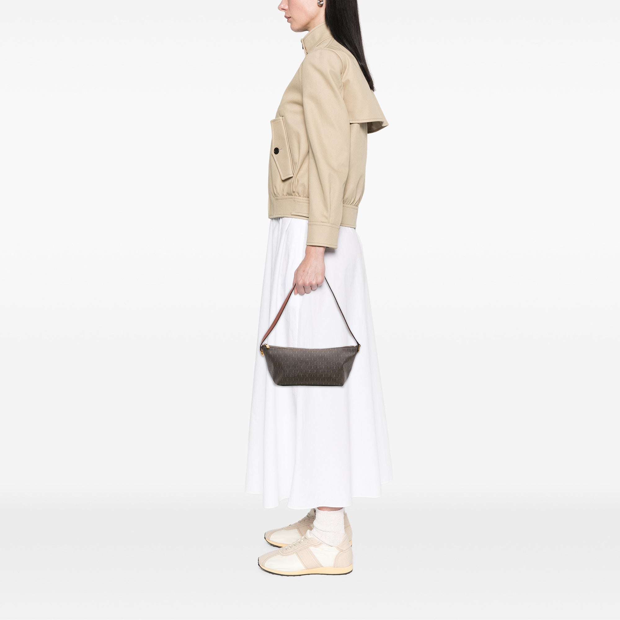 Coated Canvas Le Monogramme Shoulder Bag