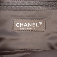 CC Satin Bow Clutch with Chain