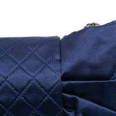 CC Satin Bow Clutch with Chain