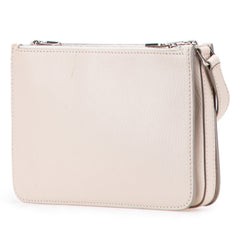 Grained Goatskin Penhurst D-Ring Triple Zip Crossbody