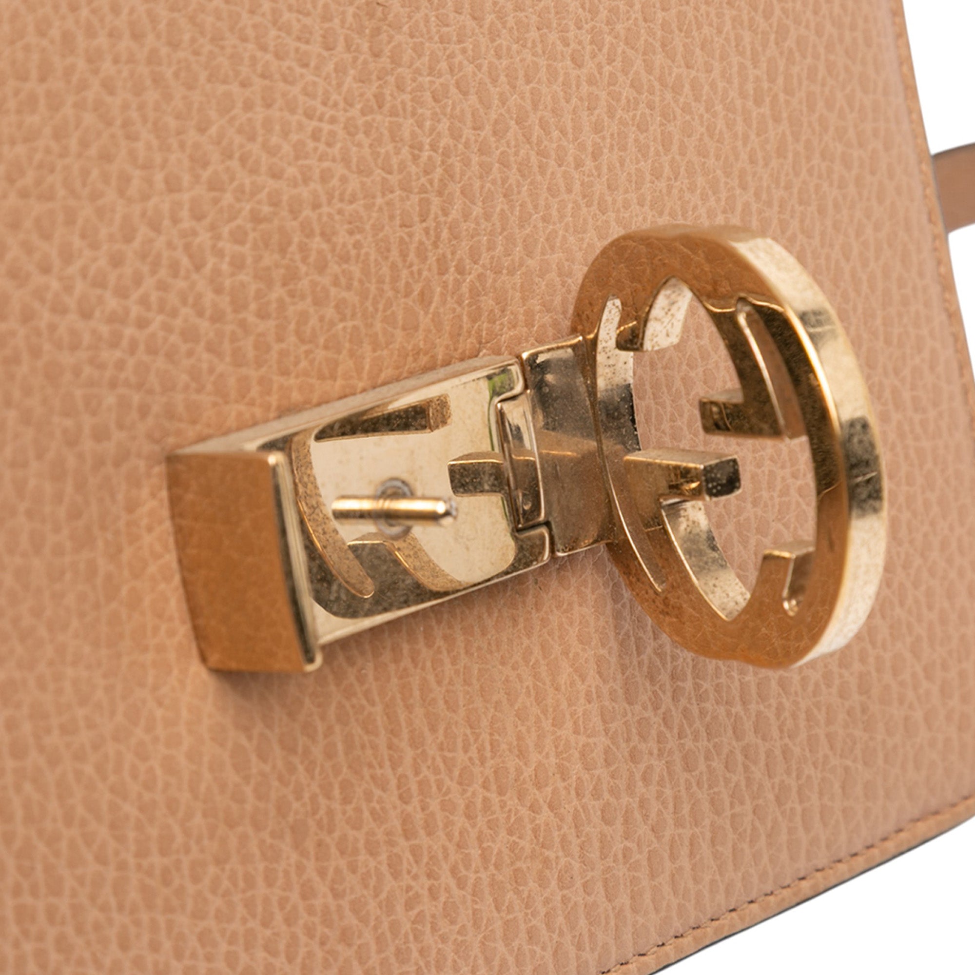 Small Dollar Calfskin Interlocking G Crossbody