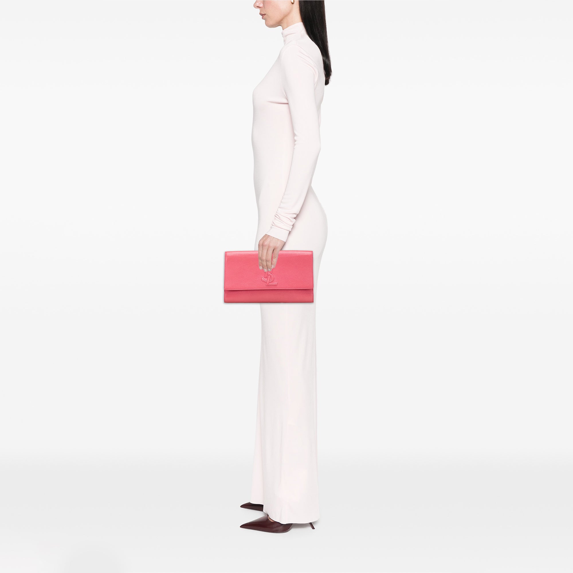 Large Leather Belle de Jour Clutch