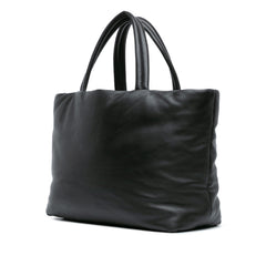 Lambskin Wide Puffer Tote