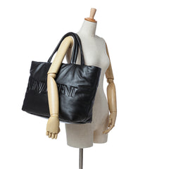 Lambskin Wide Puffer Tote