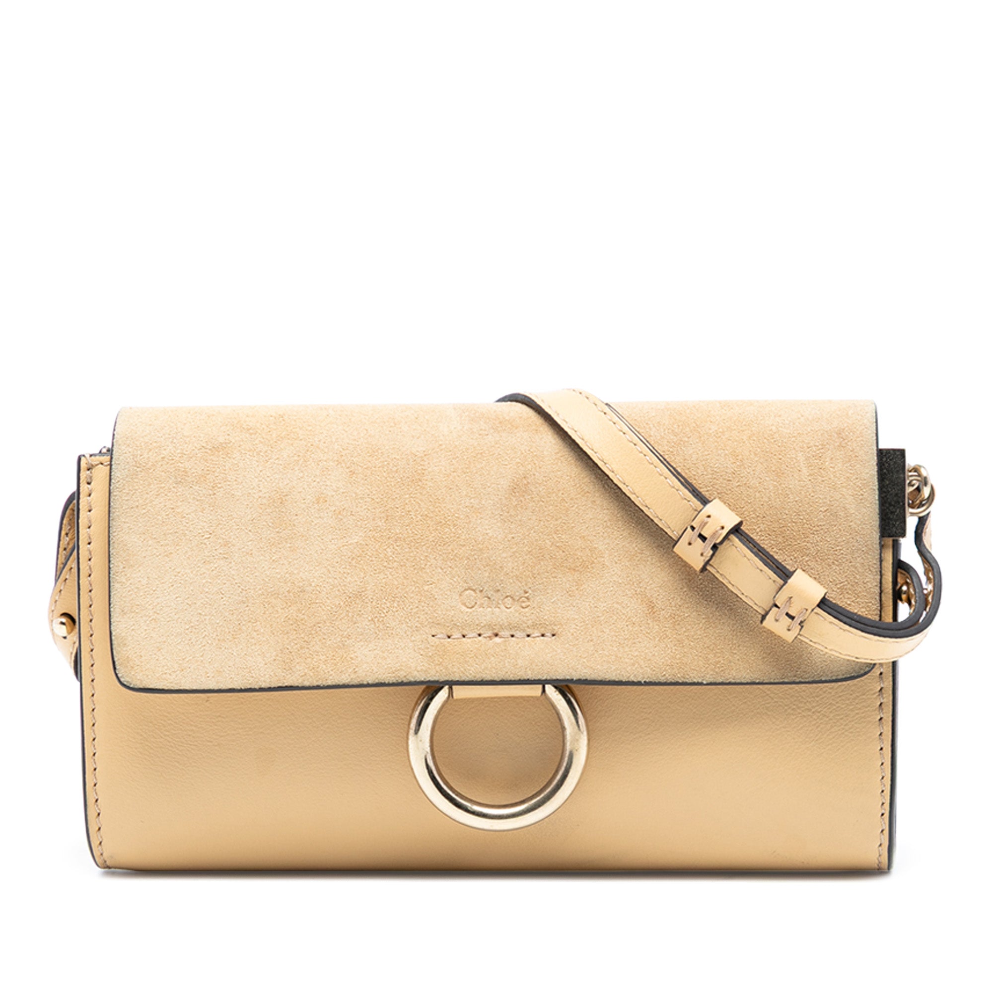 Mini Calfskin and Suede Faye Crossbody