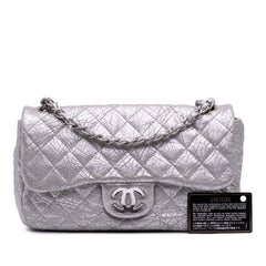 Quilted Aged Calfskin On The Rocks Flap