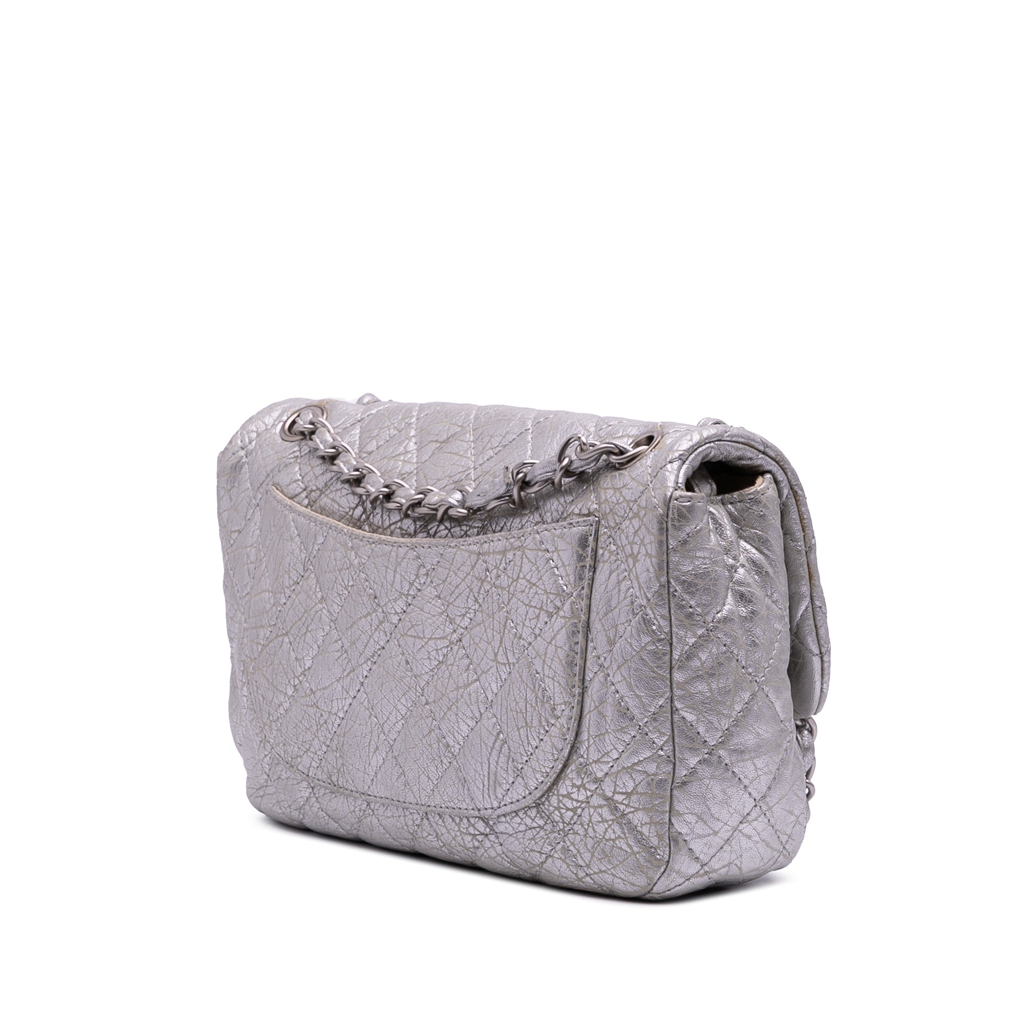 Quilted Aged Calfskin On The Rocks Flap