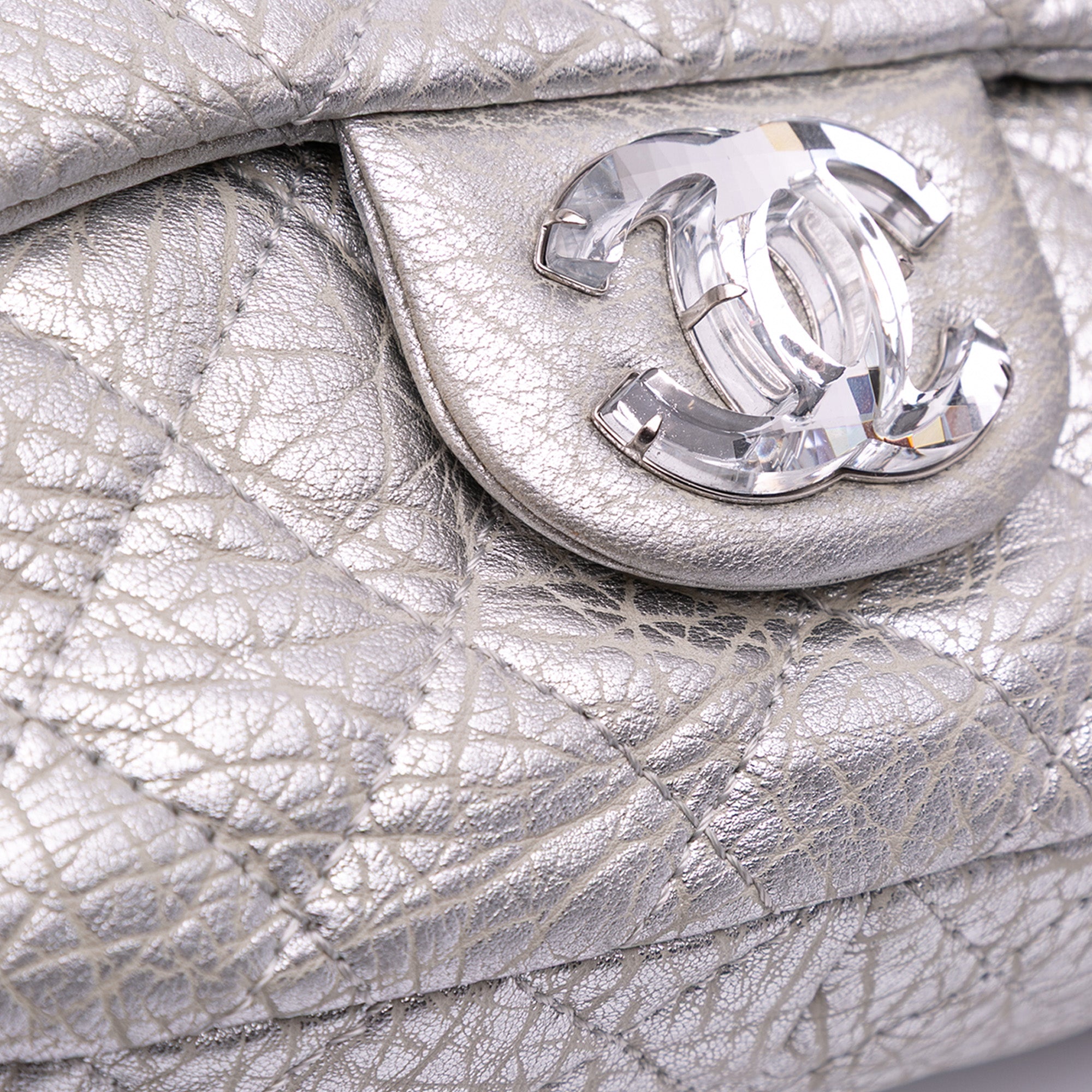 Quilted Aged Calfskin On The Rocks Flap