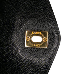 Caviar Front Pocket Chain Tote