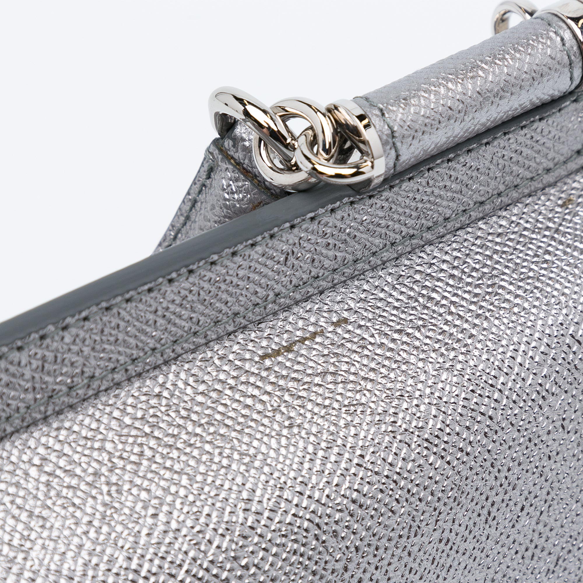 Metallic Leather Miss Sicily Satchel_9