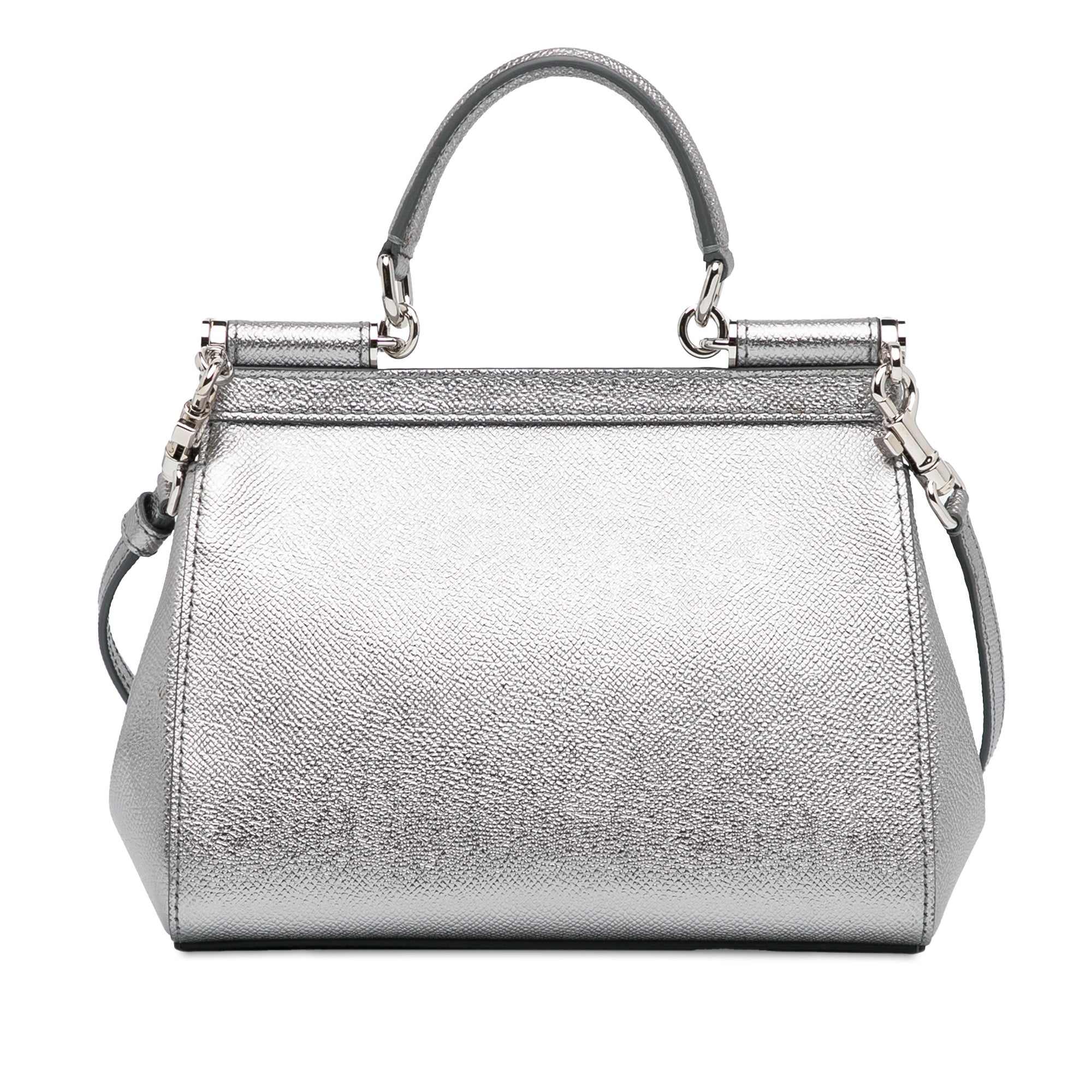 Metallic Leather Miss Sicily Satchel_3