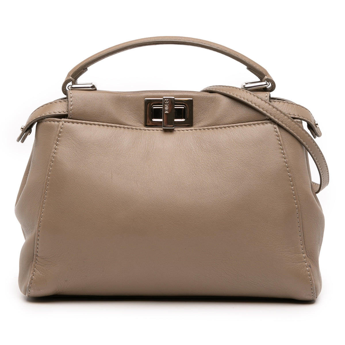 Mini Leather Iconic Peekaboo Satchel