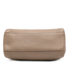 Mini Leather Iconic Peekaboo Satchel