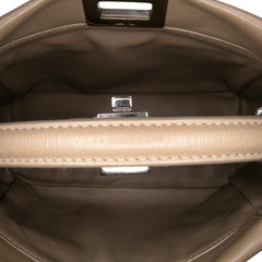 Mini Leather Iconic Peekaboo Satchel