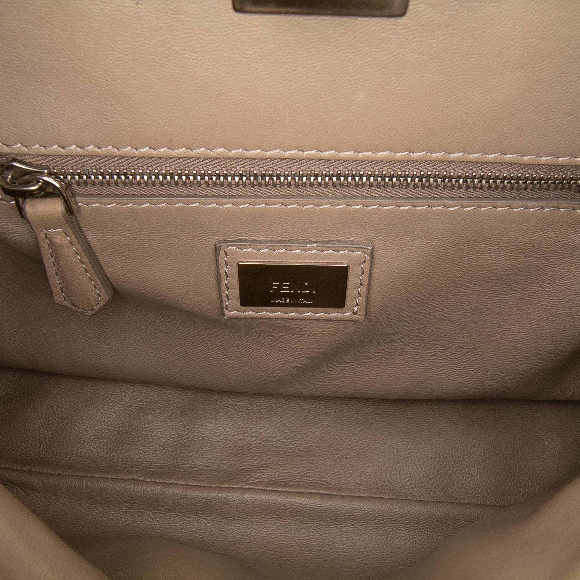 Mini Leather Iconic Peekaboo Satchel